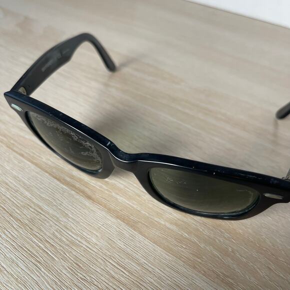 Ray-Ban RB5121 2000 Wayfarer Eyeglasses Black Frames Only 50-22-150 READ - Picture 10 of 13